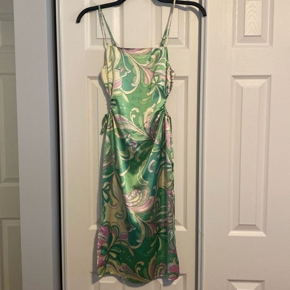 Sexy Honeymoon/Tropical/Beach slip dress with side cutouts
